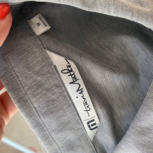 Travis Mathew Button Down Dress Shirt, Sz Med - Picture 5 of 5